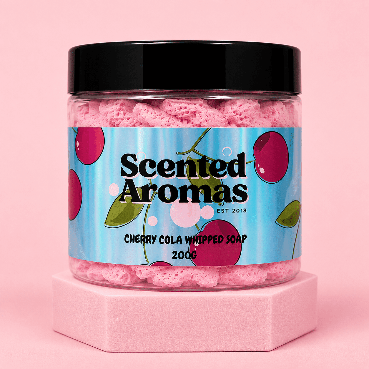 Cherry Cola Whipped Soap 200g