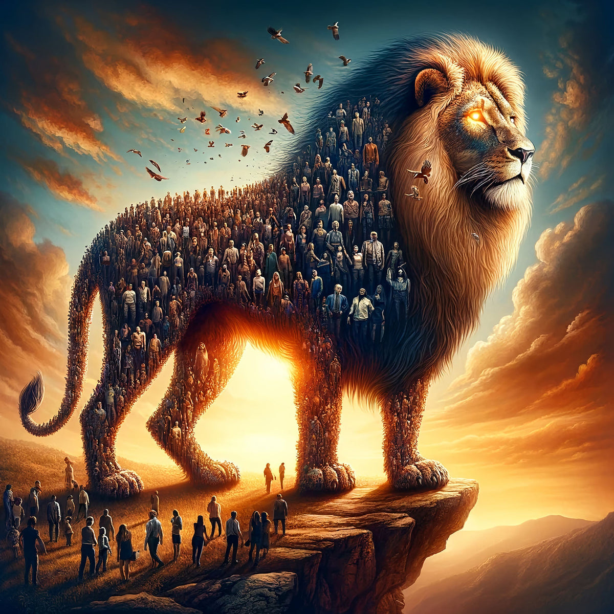 Lion's United Loyalty Canvas