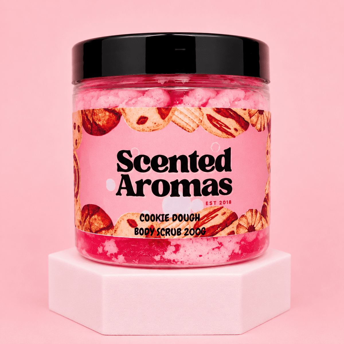 WHOOPSIES Cookies Sugar Body Scrub 200g - Sweet Vanilla Chocolate Exfoliation