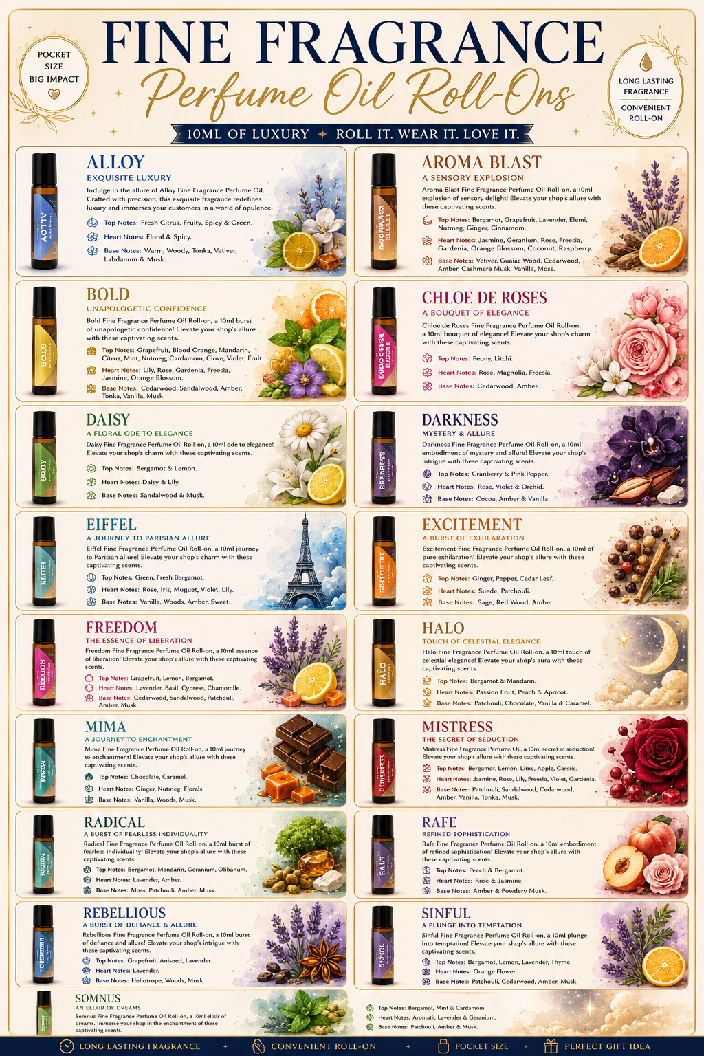 Perfume Oil Roll-Ons – 10ml