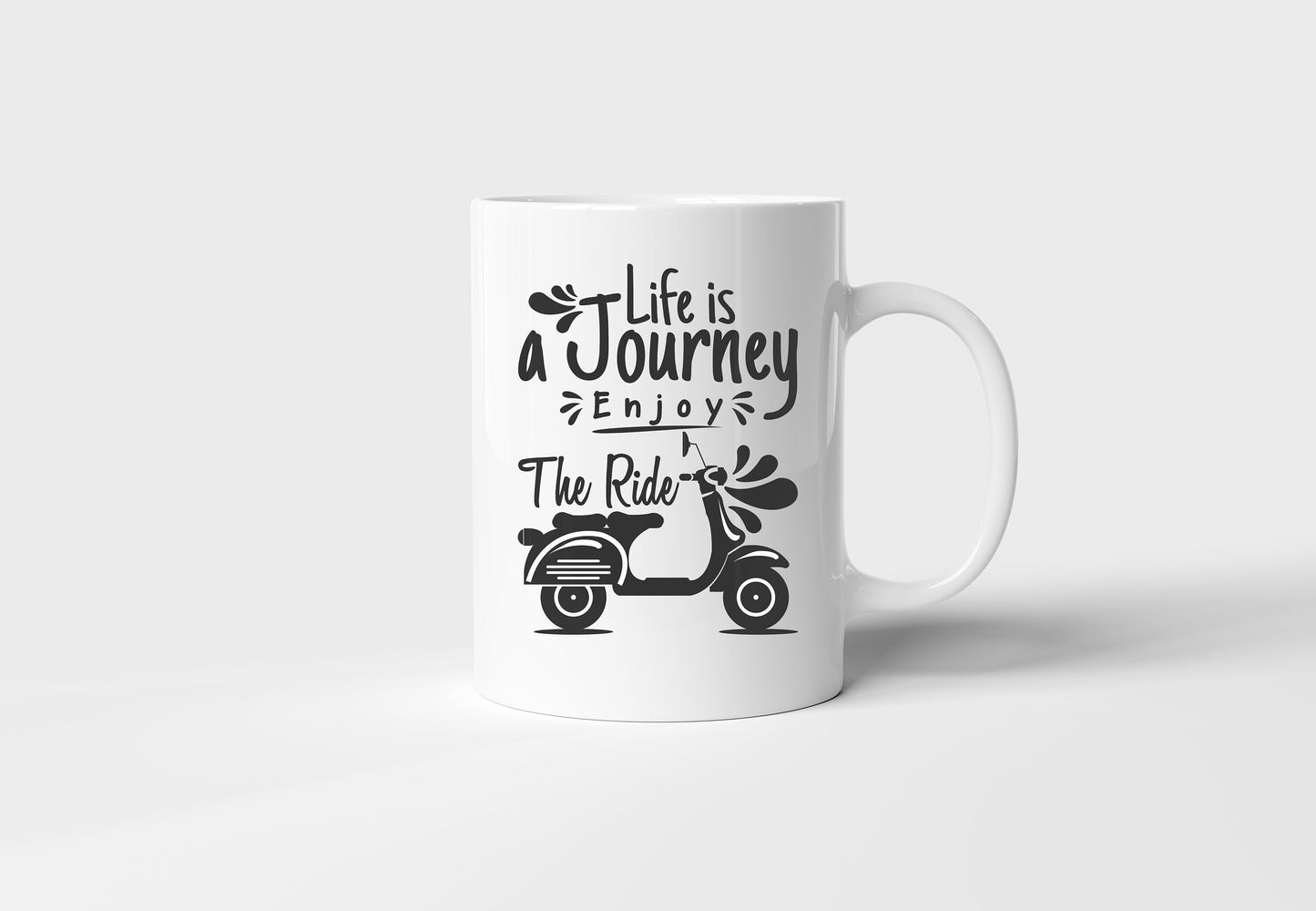 "Life is a Journey" Mug - Inspirational Novelty Gift for All Occasions