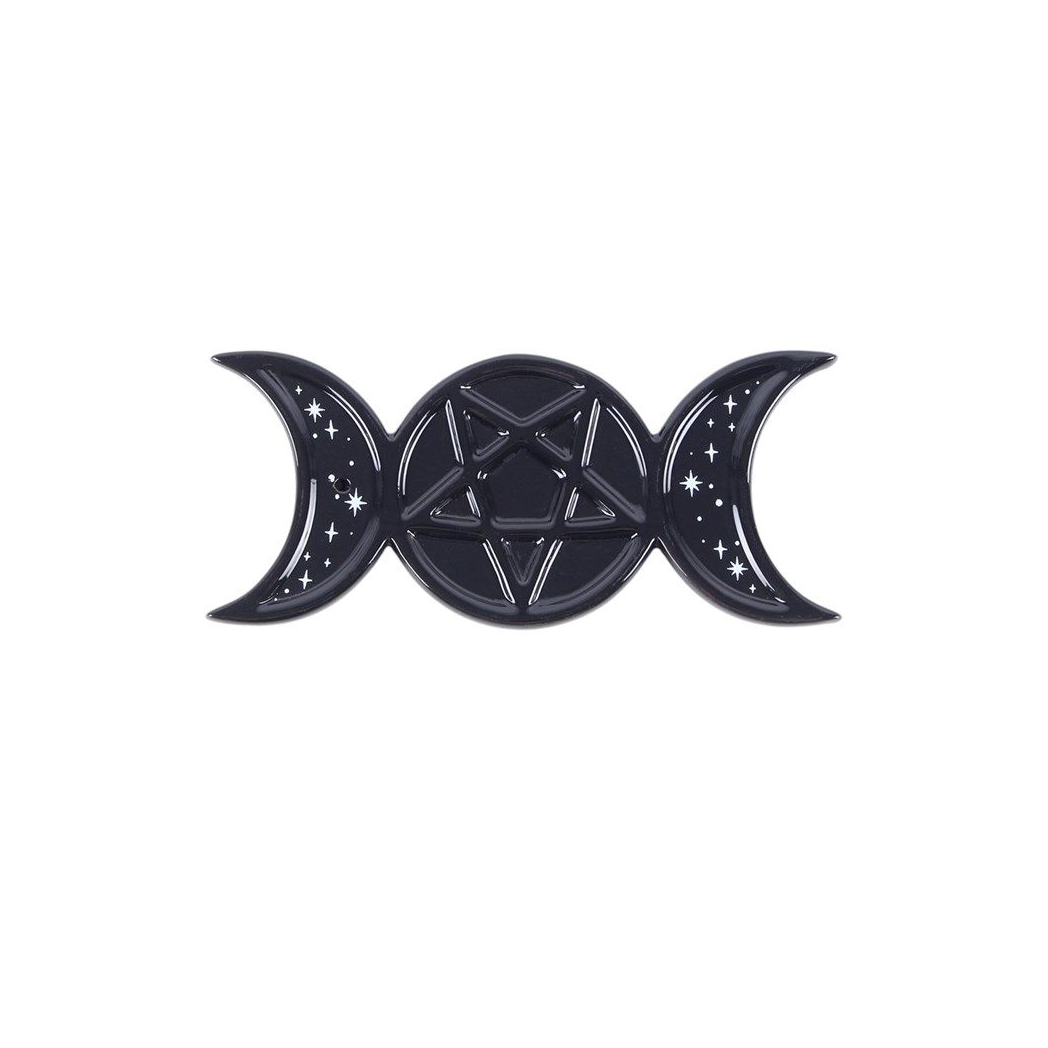 Spellbound Secrets Triple Moon Incense Stick Holder