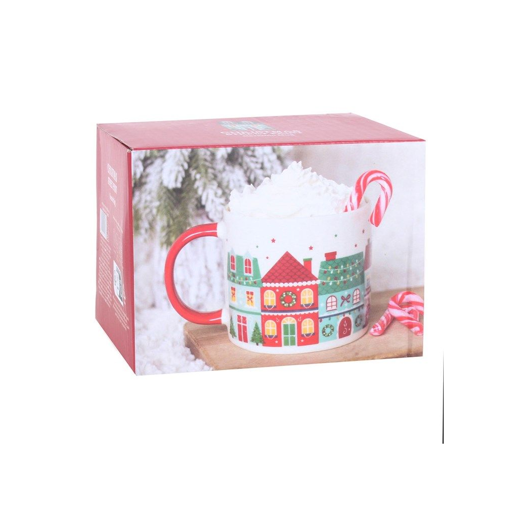 Christmas Street Print Mug