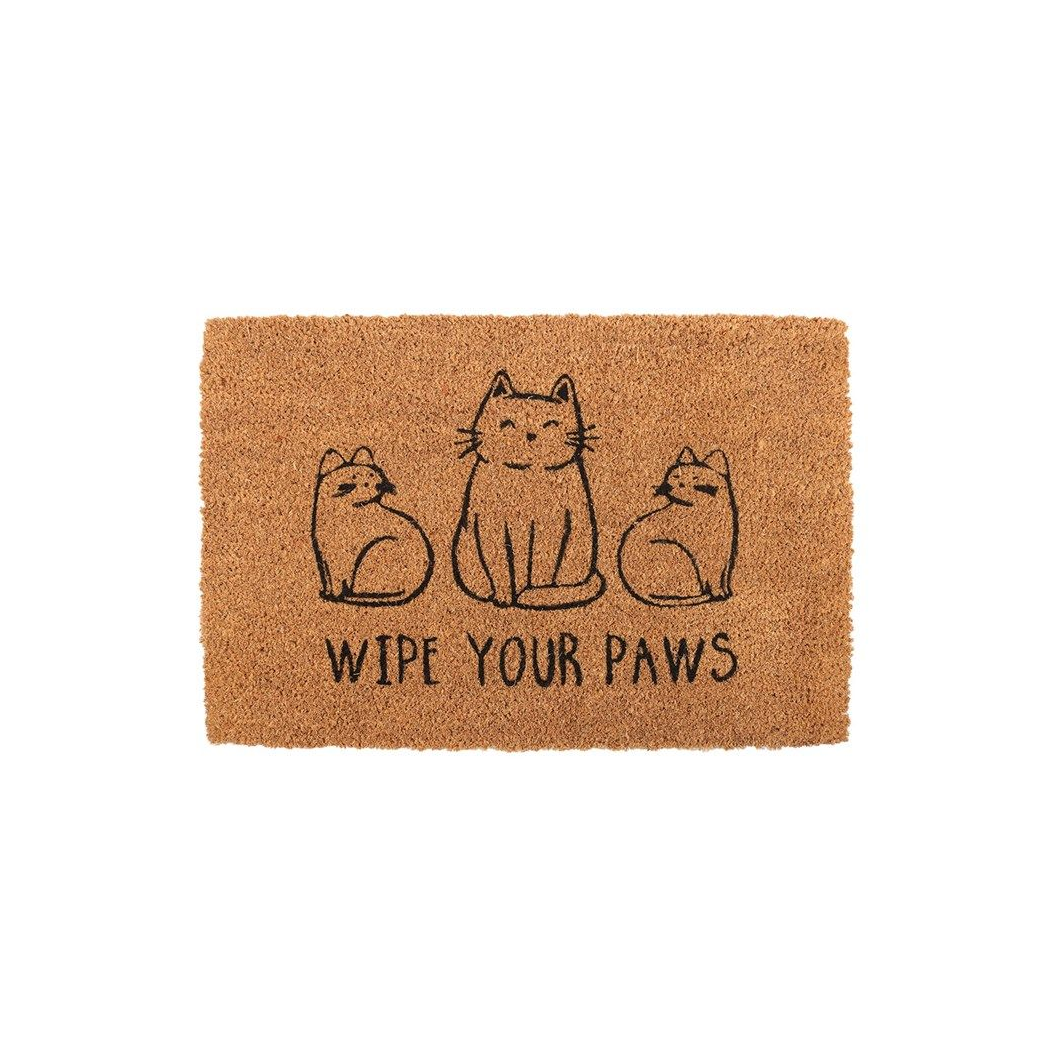 Natural Wipe Your Paws Cat Doormat