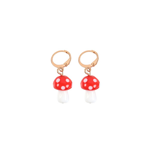 Toadstool Dangle Earrings