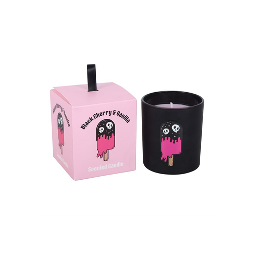 Black Cherry & Vanilla scented Candle