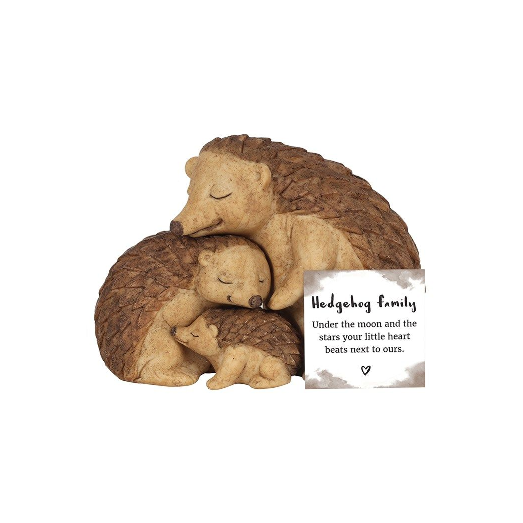Hedgehog Family Ornament