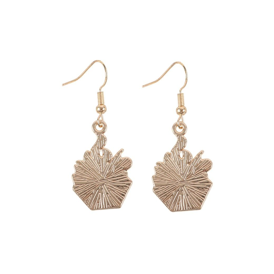 Burning Dice Earrings
