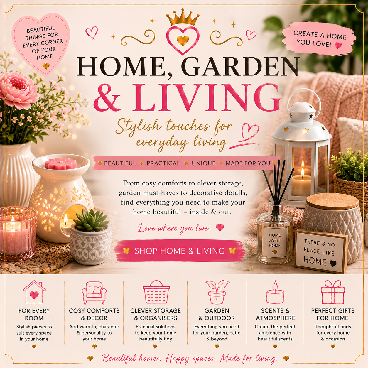 Home, Garden & Living
