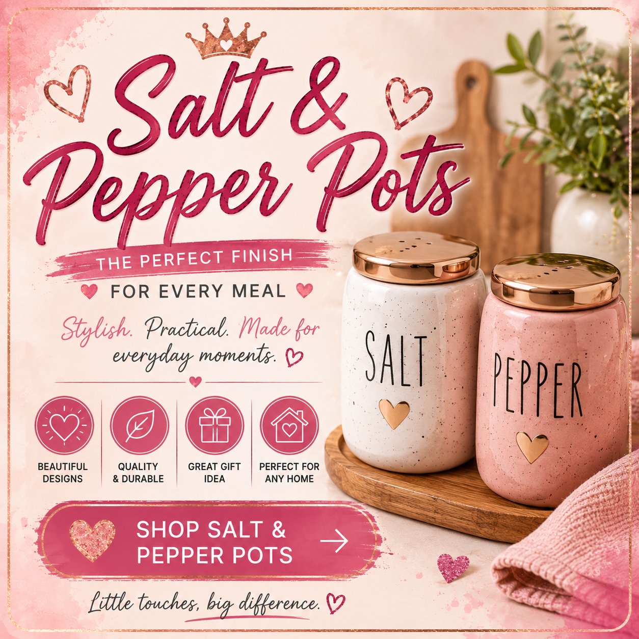 Salt & Pepper Pots