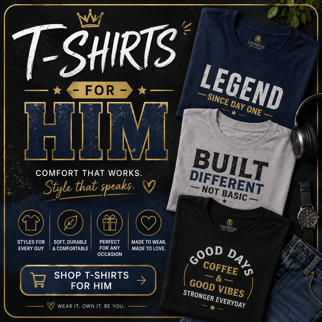 T-Shirts For Him
