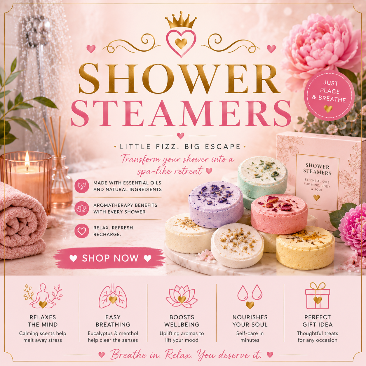 Shower Steamers