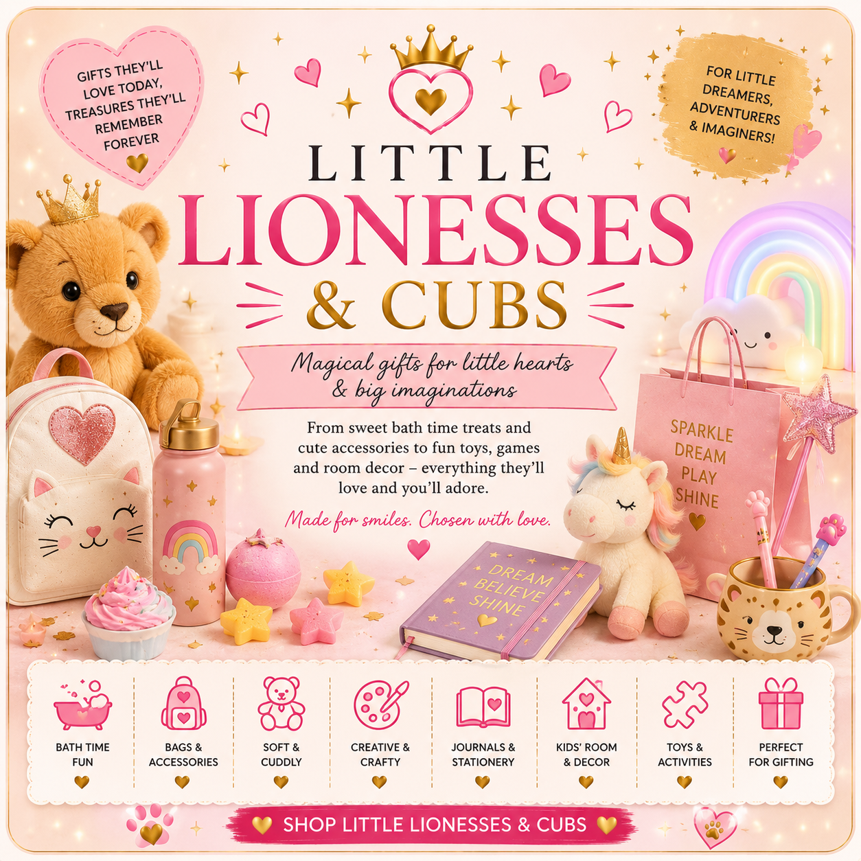 Little Lionesses & Cubs