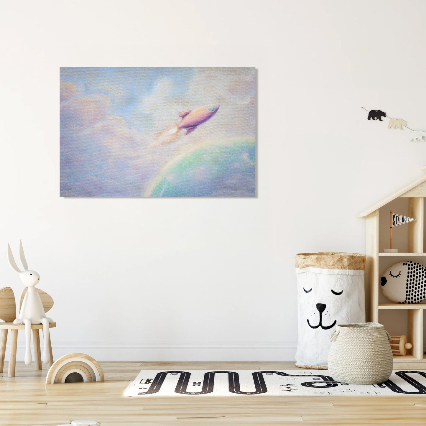 Rocket Ship Dream Canvas