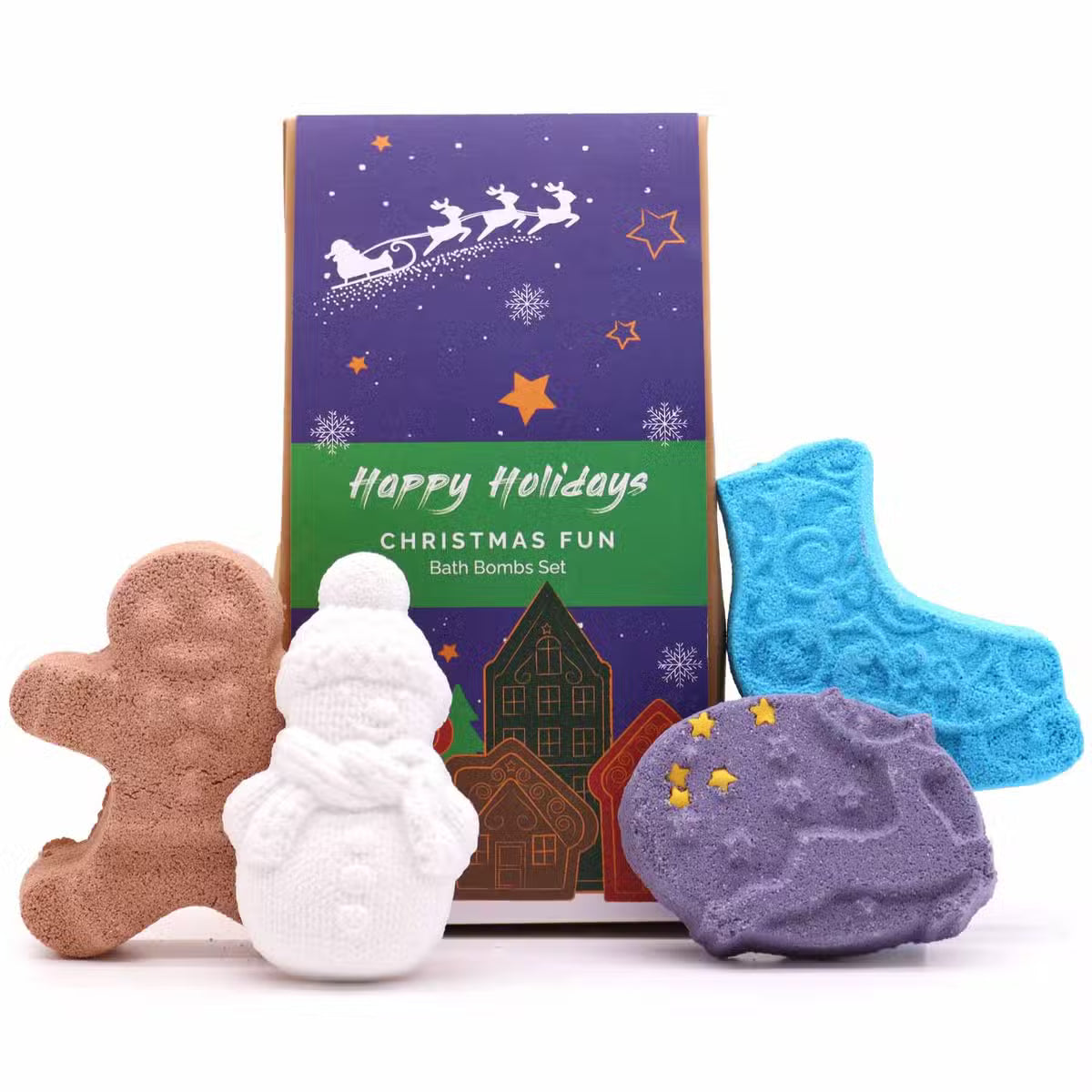 Christmas Bath Bomb Gift Pack