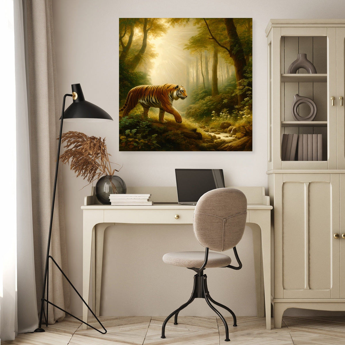 Classical Forest Tiger Canvas