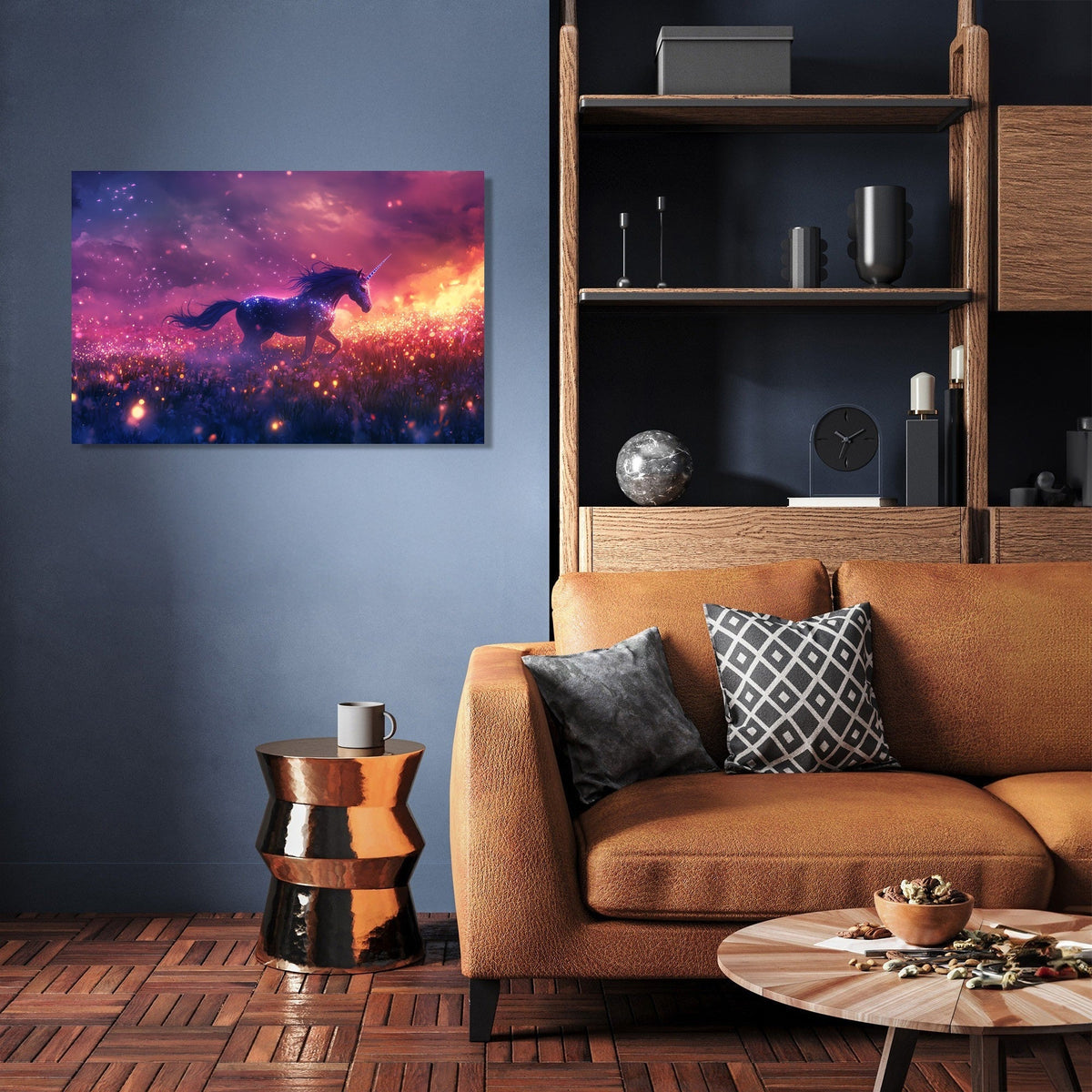 Unicorn Firefly Dreamscape Canvas