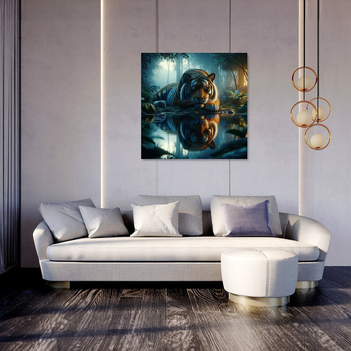 Twilight Tiger Canvas