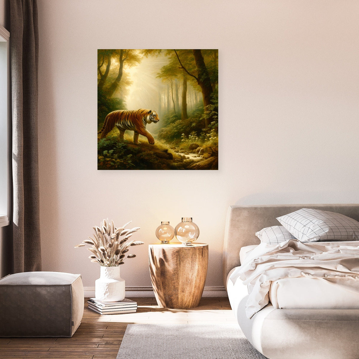 Classical Forest Tiger Canvas
