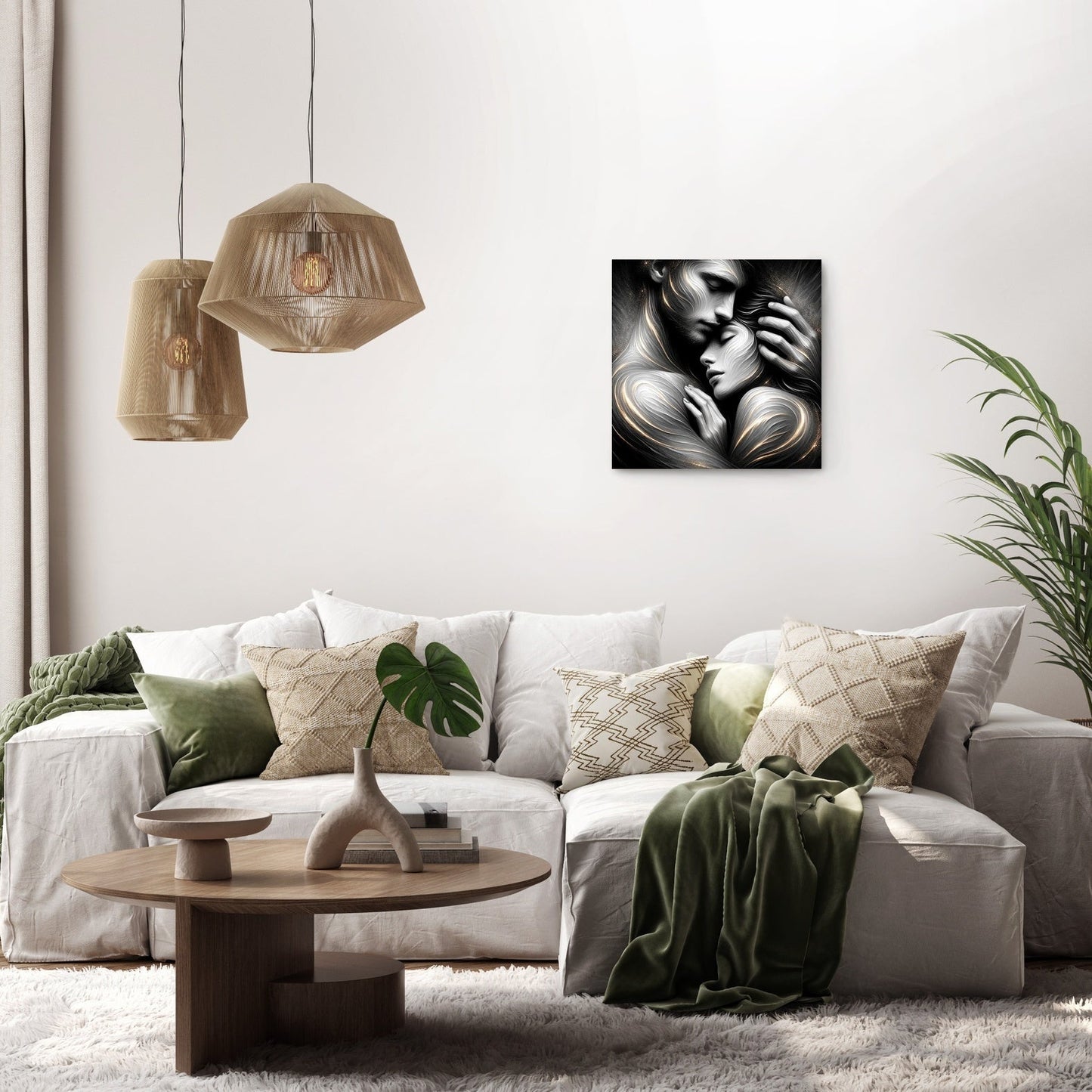 Embrace: Souls United in Love Canvas
