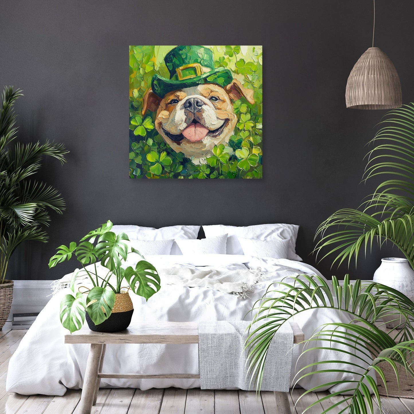Bulldog's Lucky Canvas