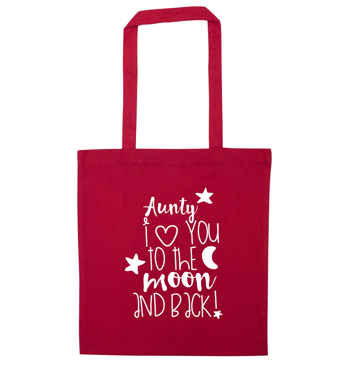 Aunty I love you to the moon and back | Tote Bag