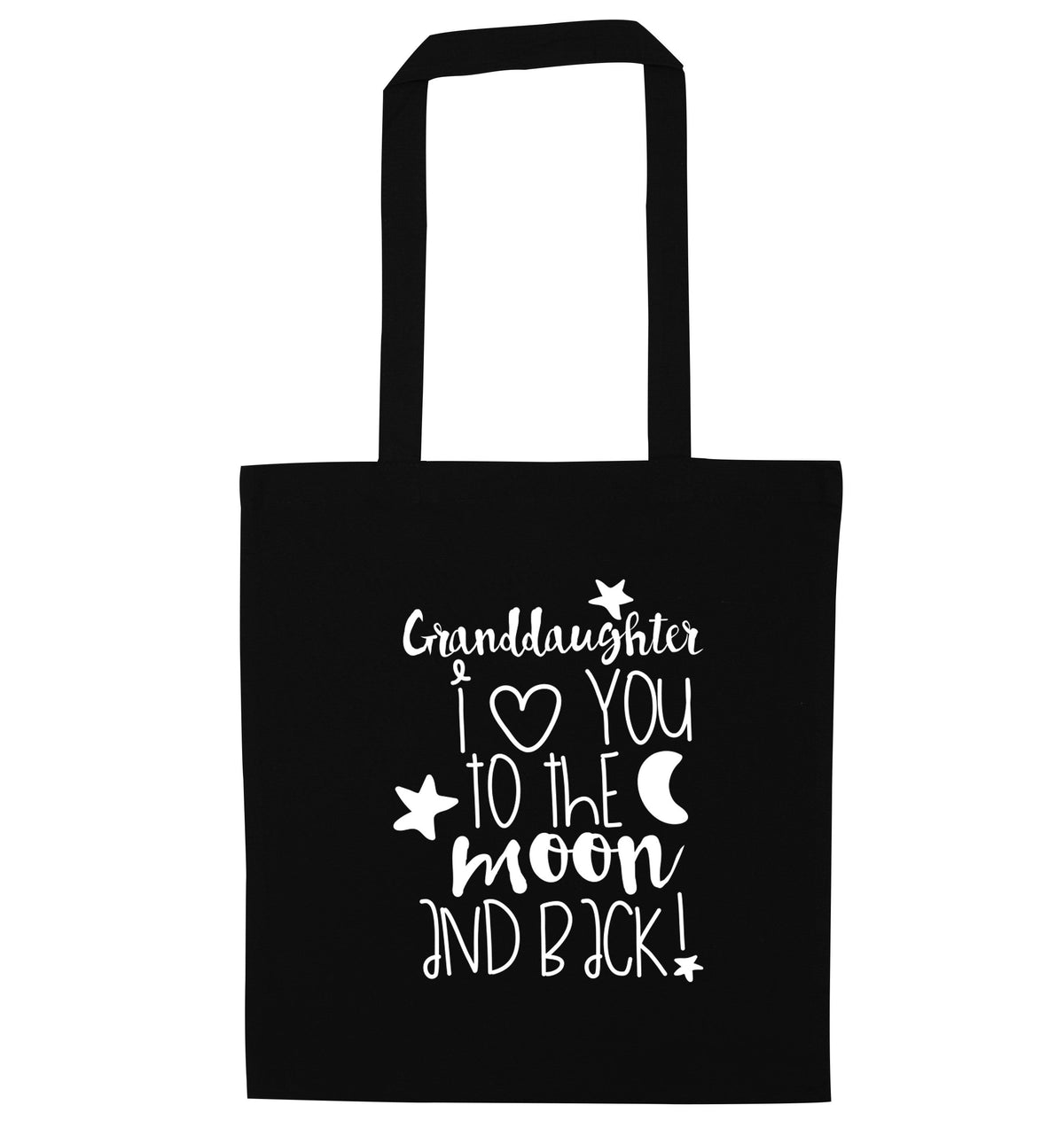 Granddaughter I love you to the moon and back | Tote Bag