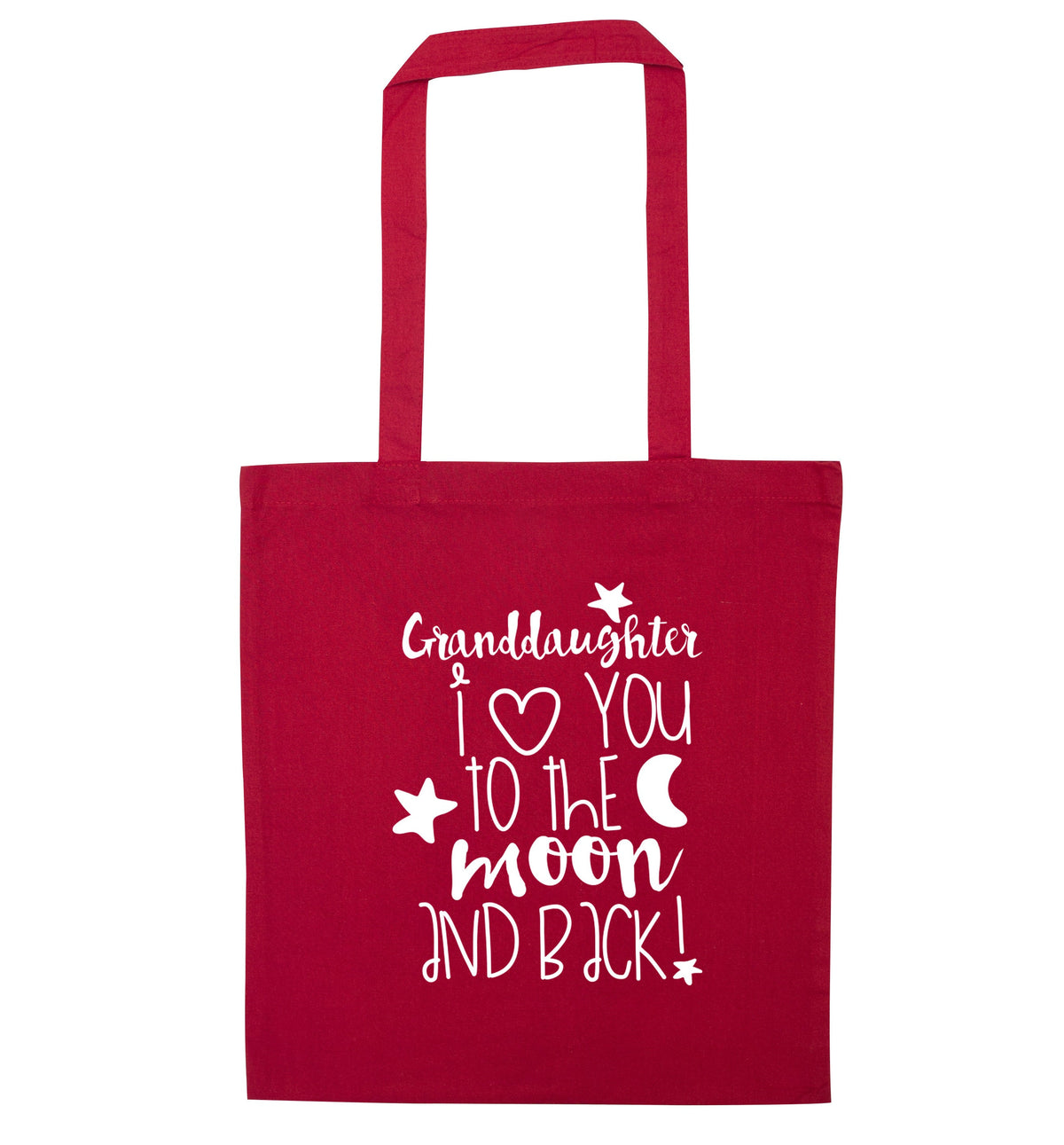Granddaughter I love you to the moon and back | Tote Bag