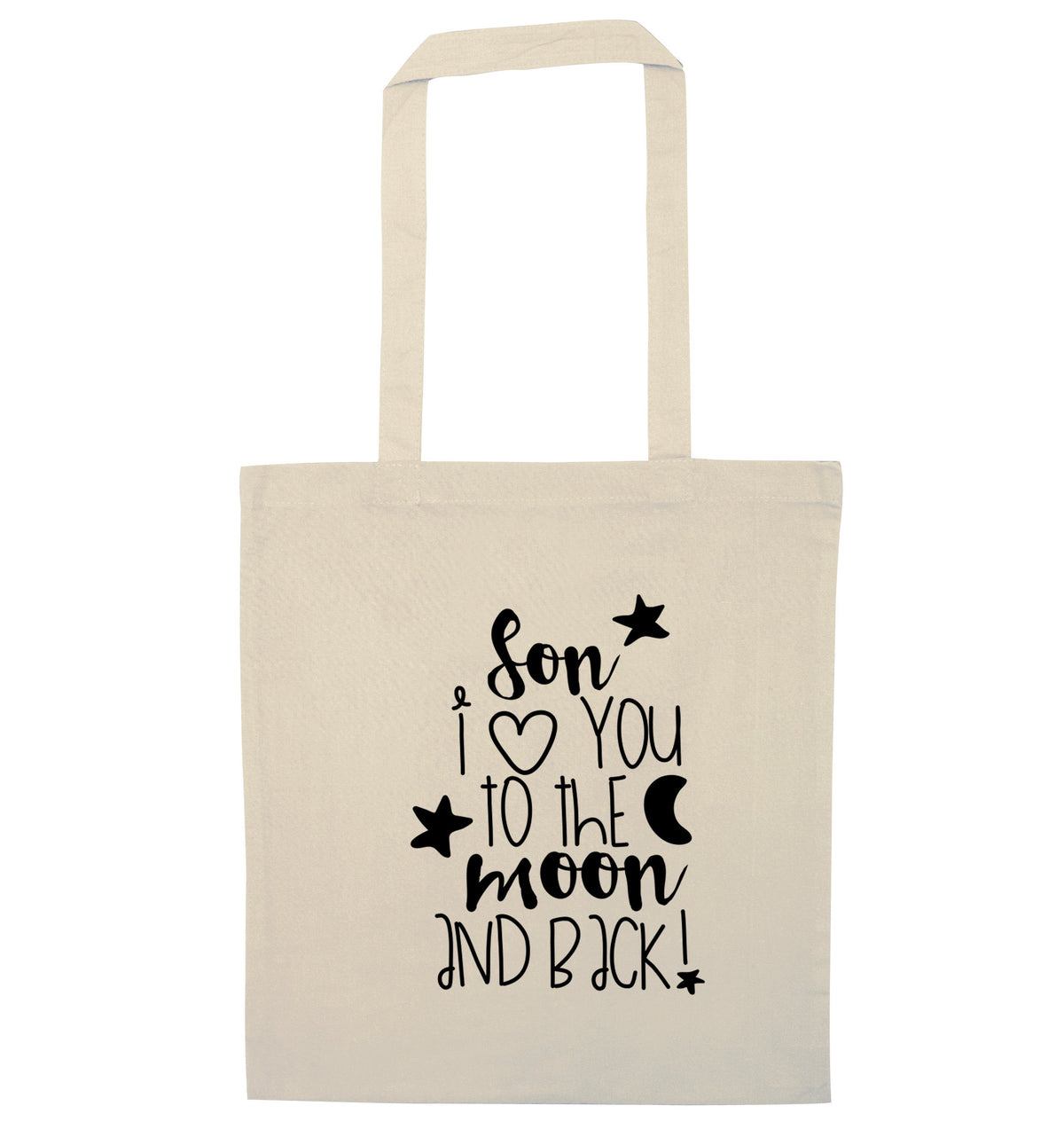 Son I love you to the moon and back | Tote Bag