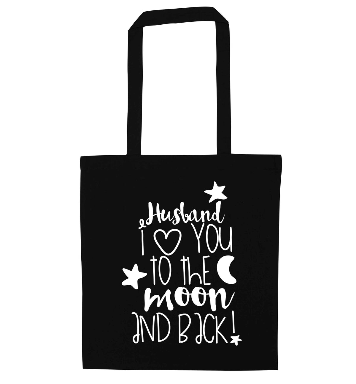 Husband I love you to the moon and back | Tote Bag