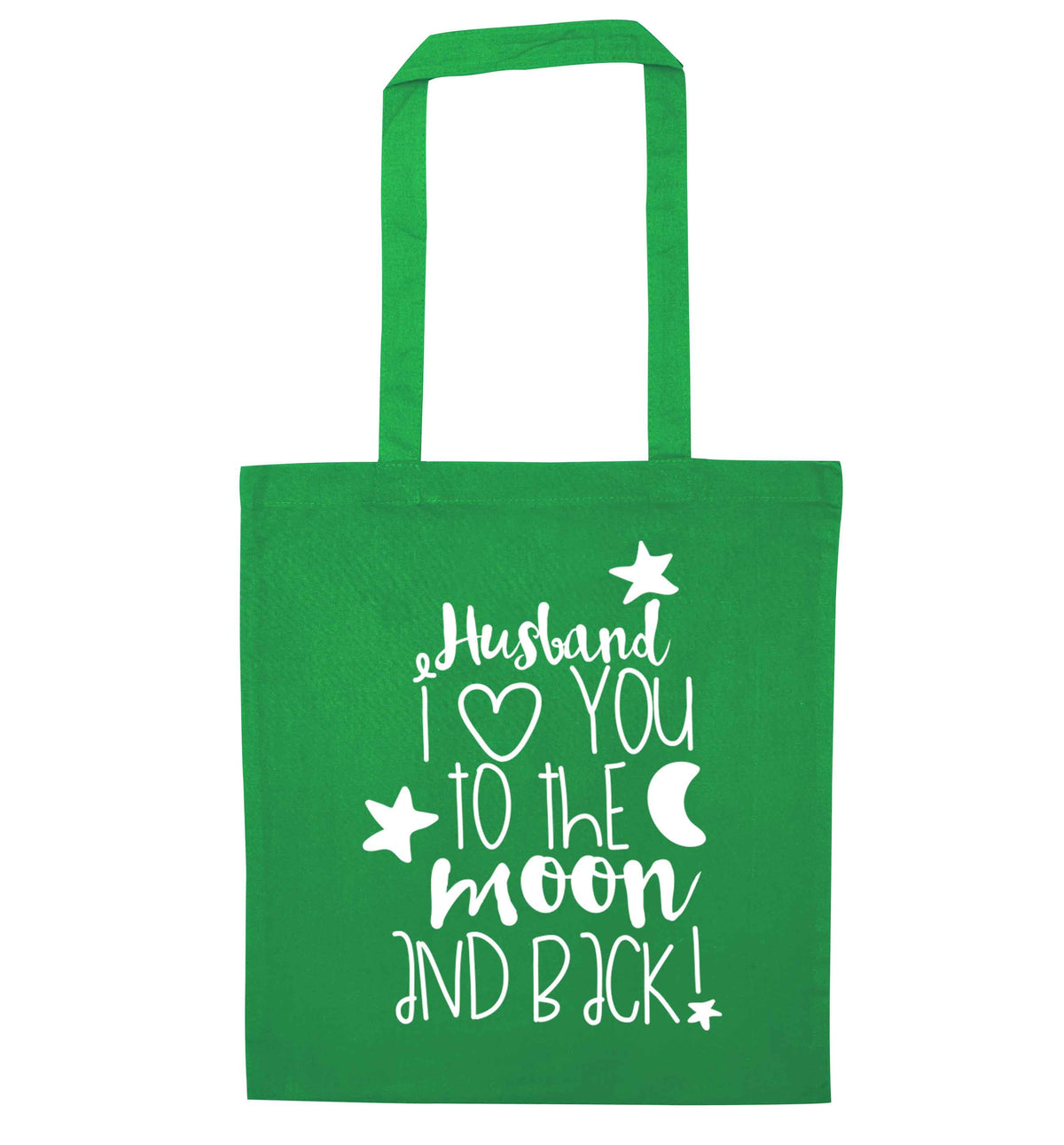 Husband I love you to the moon and back | Tote Bag