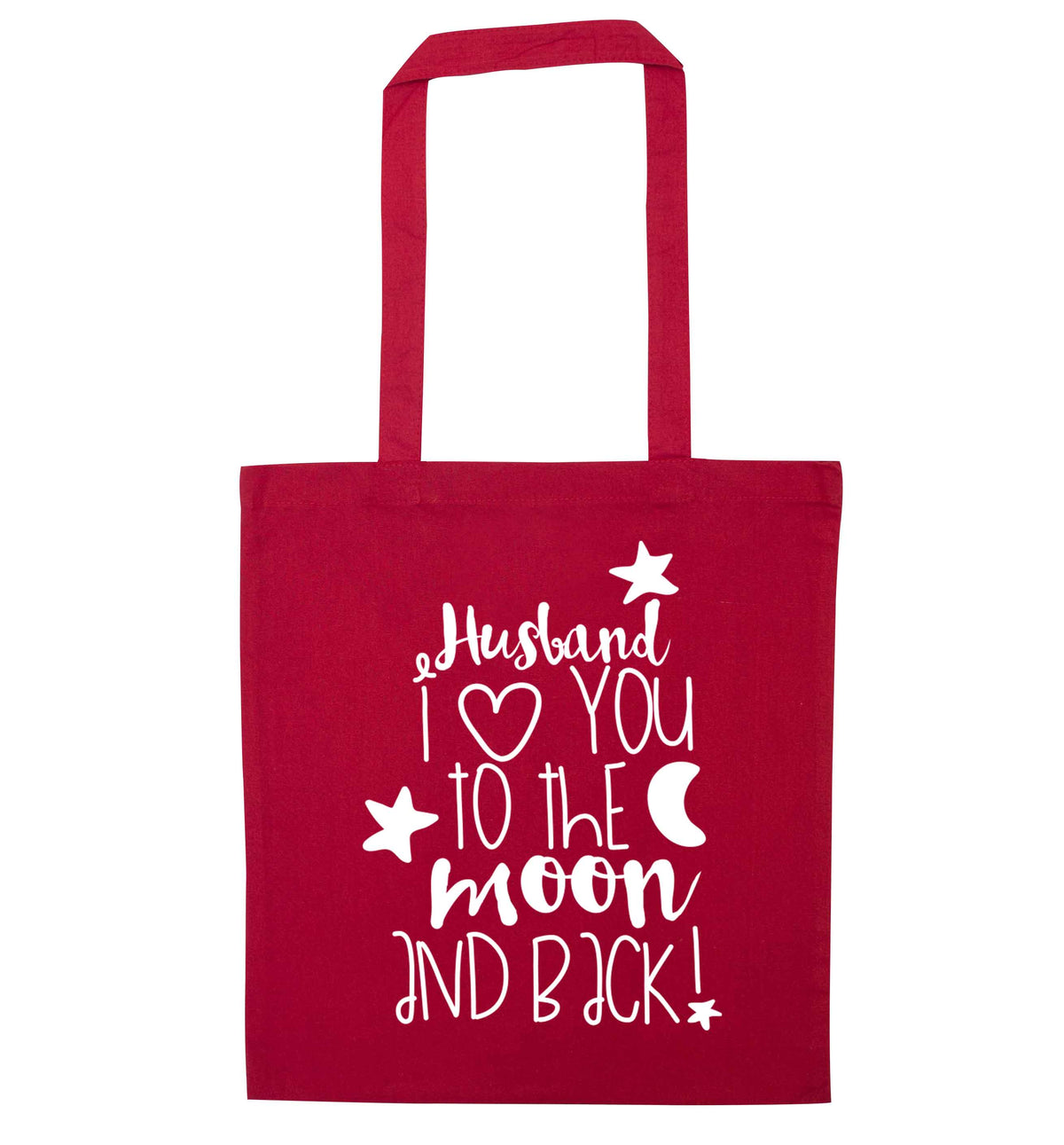 Husband I love you to the moon and back | Tote Bag
