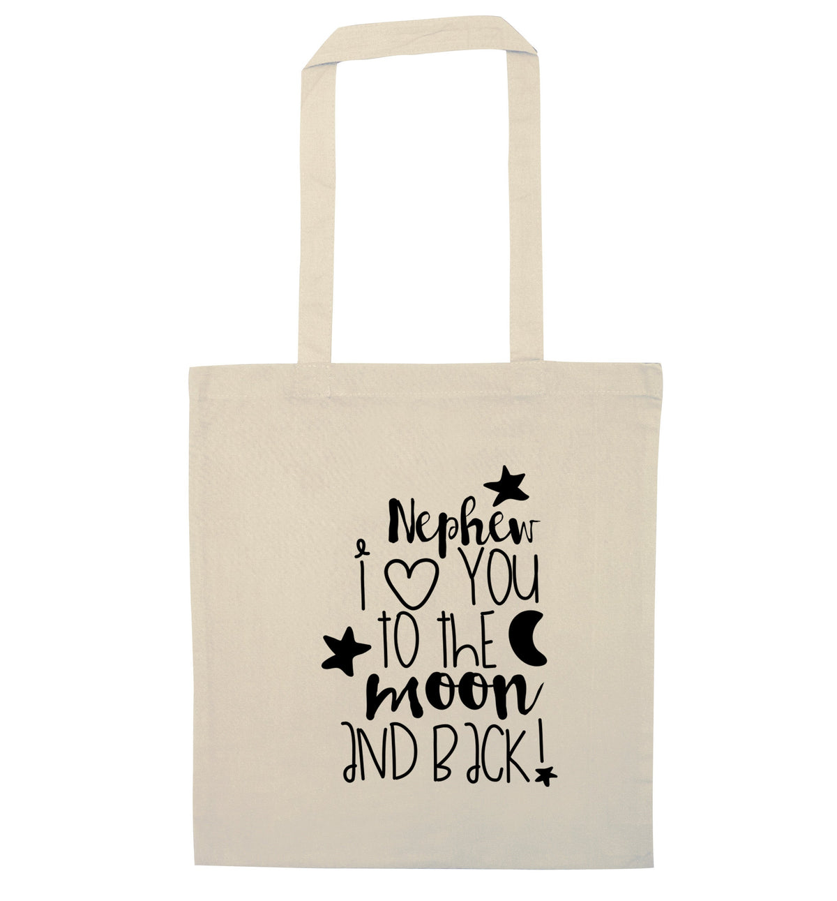 Nephew I love you to the moon and back | Tote Bag
