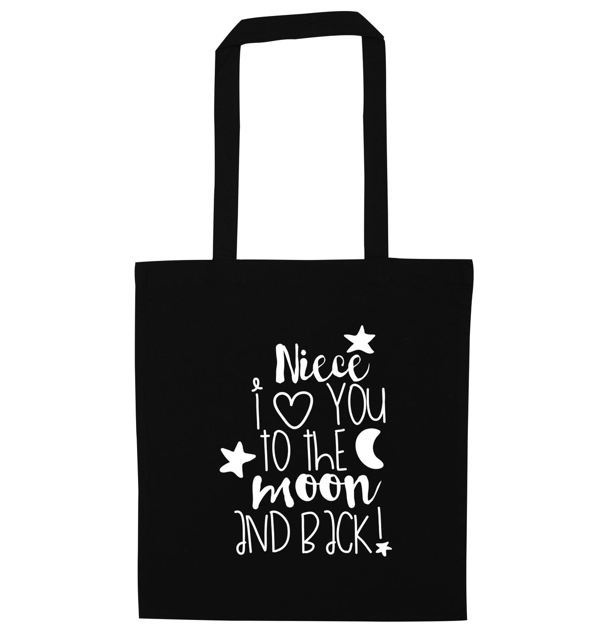 Niece I love you to the moon and back | Tote Bag
