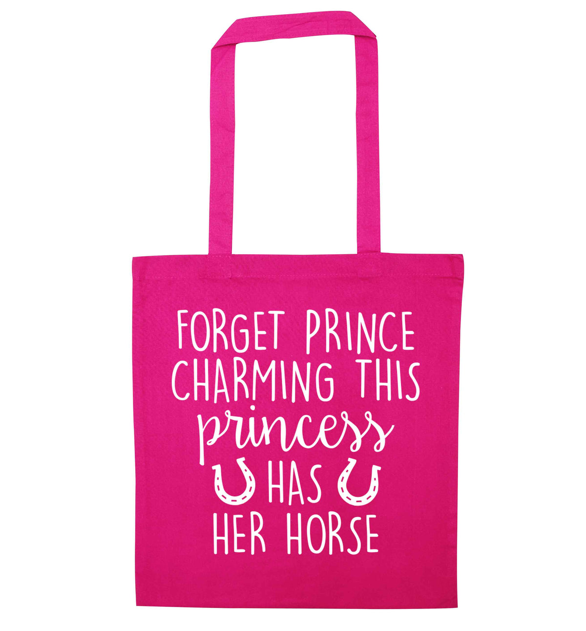 Forget prince charming this princess has her horse | Tote Bag