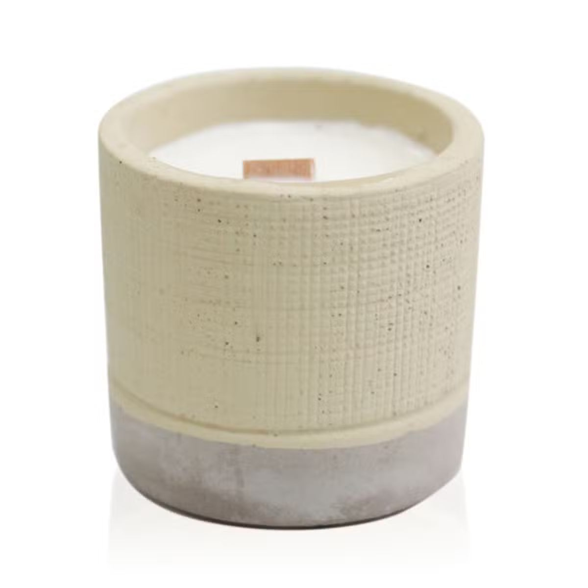 Concrete Wooden Wick Candle