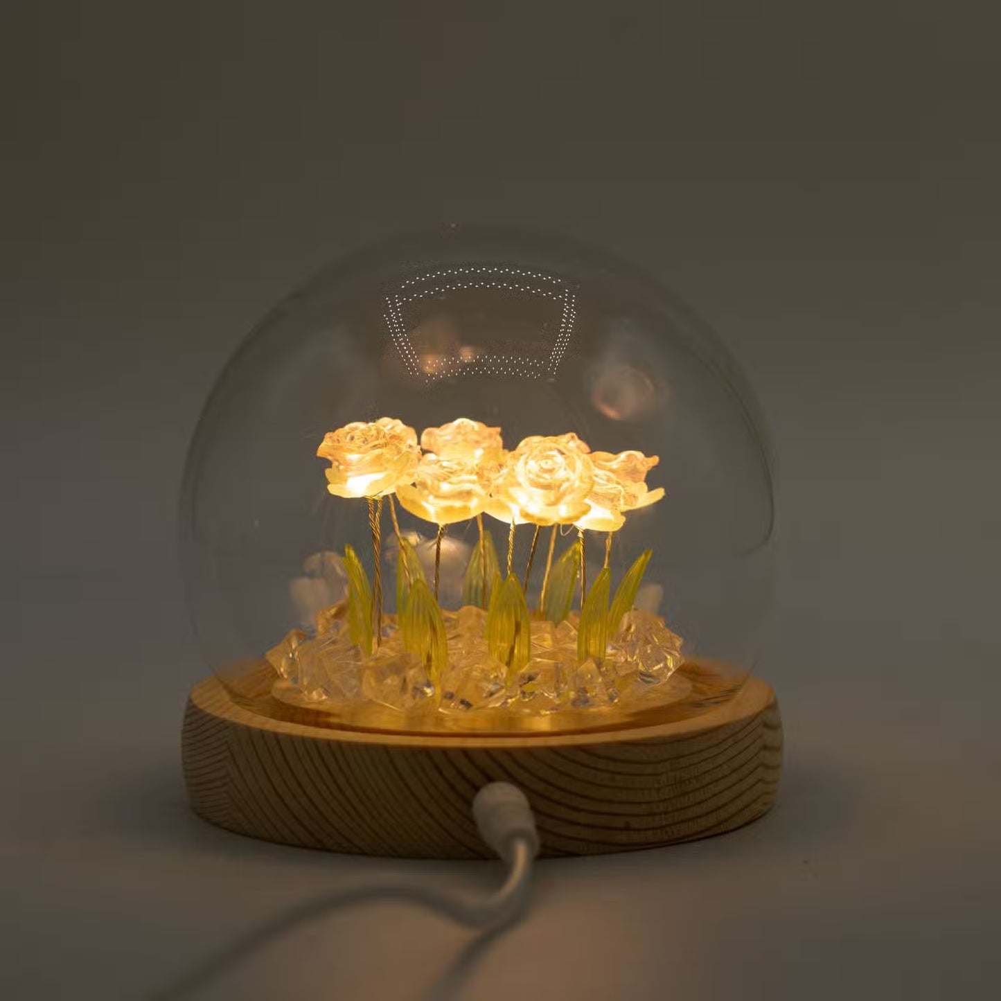 Floral Glow Garden Domes