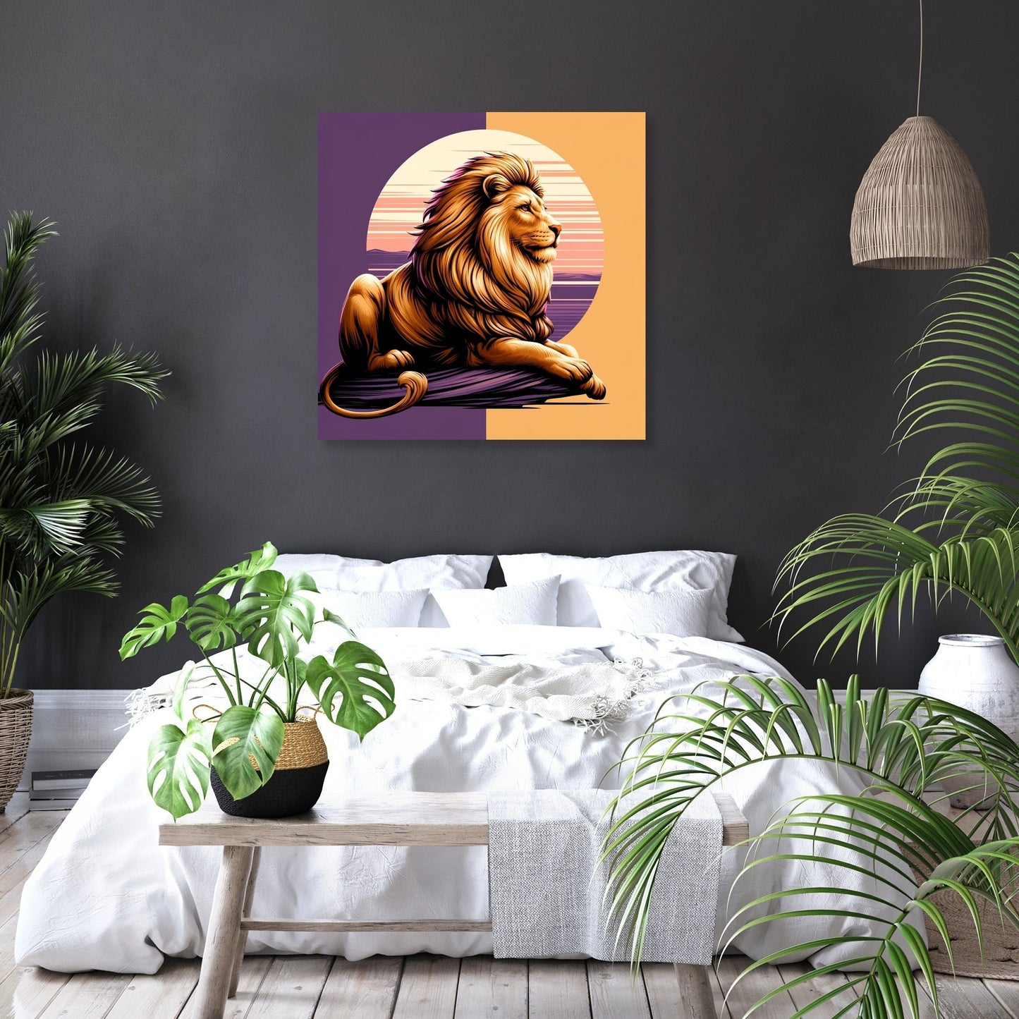 Regal Lion Canvas