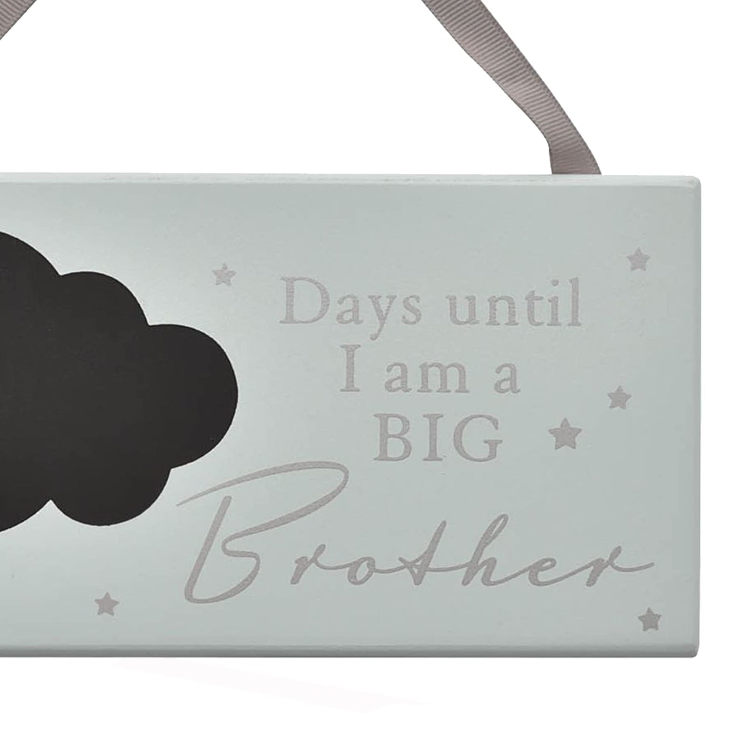 Hanging Countdown Plaque '.... Days Until i'm a Big Brother' with Chalk