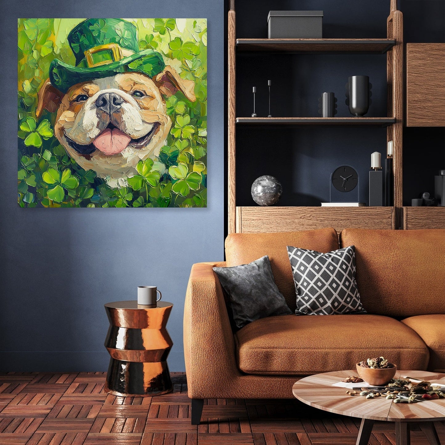 Bulldog's Lucky Canvas