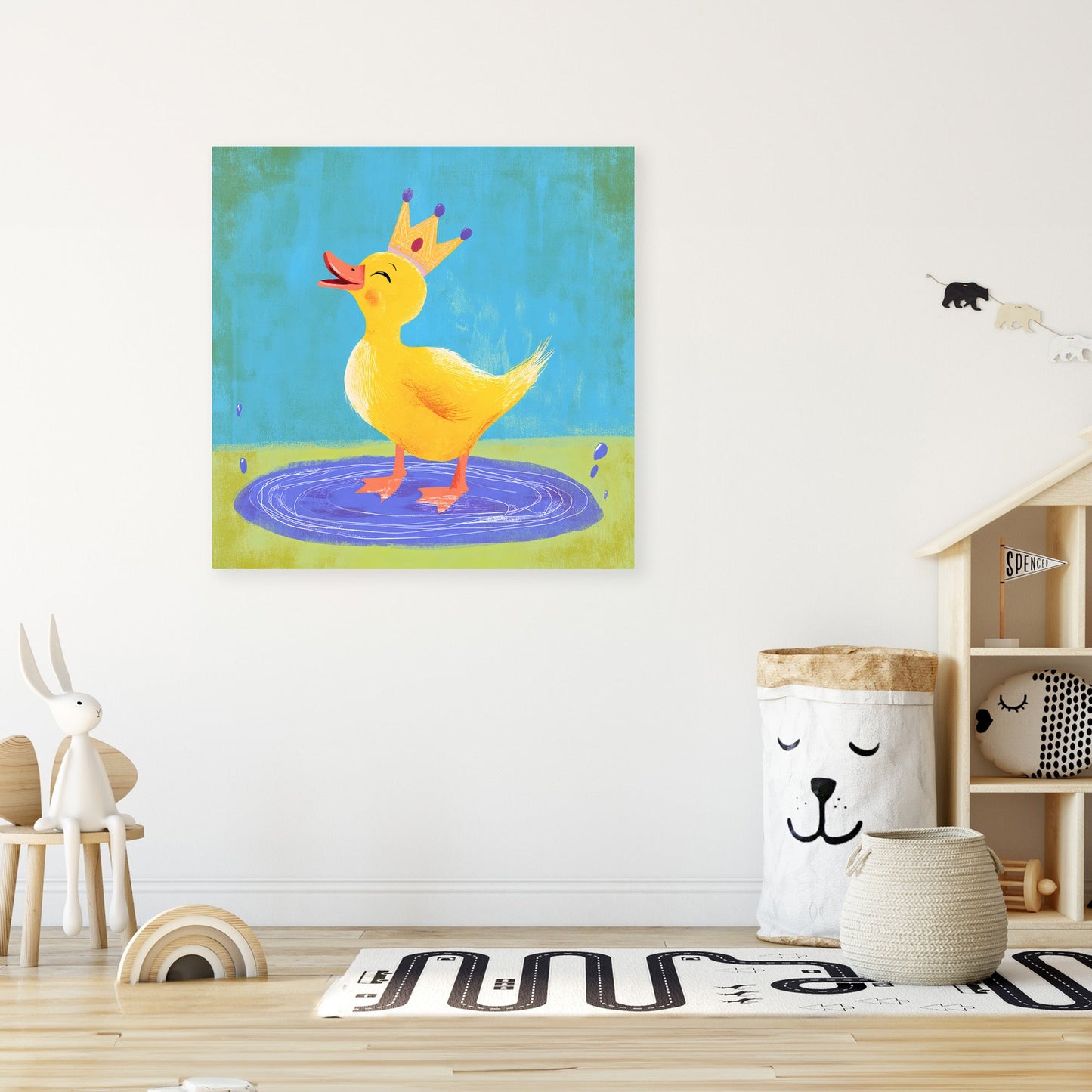 Crowned Duckling Canvas