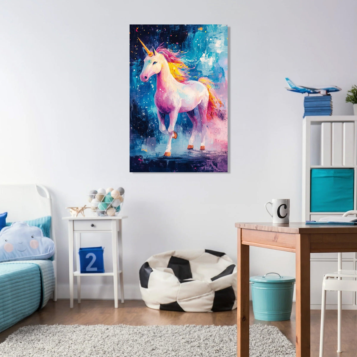 Twilight Unicorn Glow Canvas