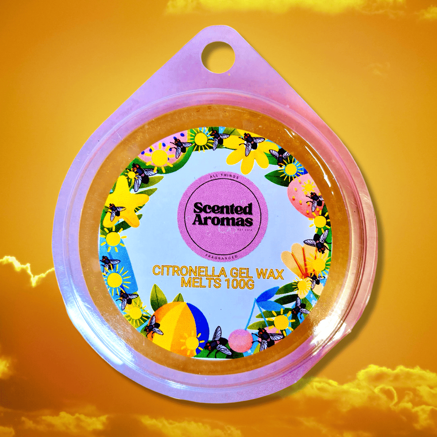 Citronella Bug Repellent Gel Wax Melts | Mosquito Repellent