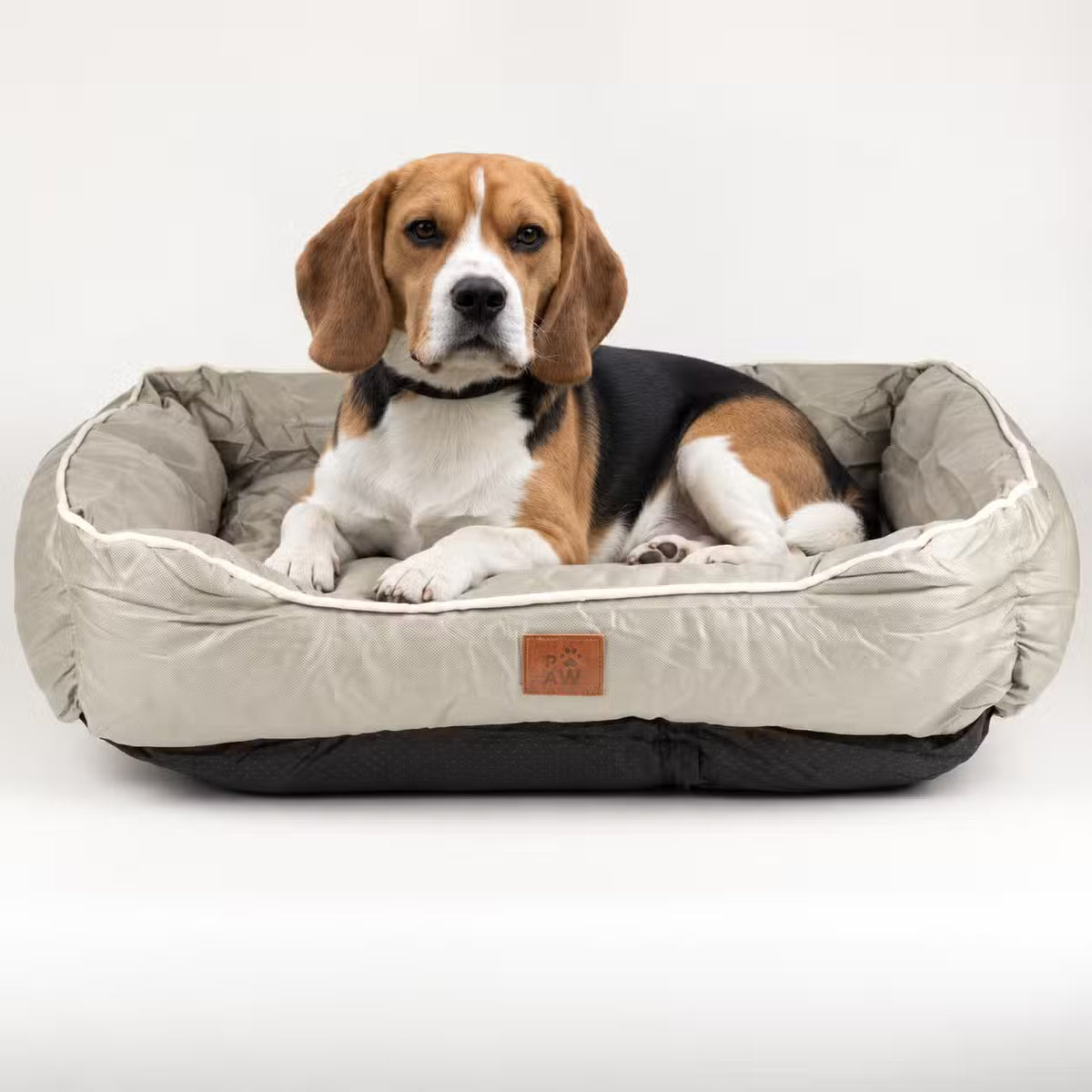 PAW Bed – Medium Khaki Beige – 70 × 60 × 15cm