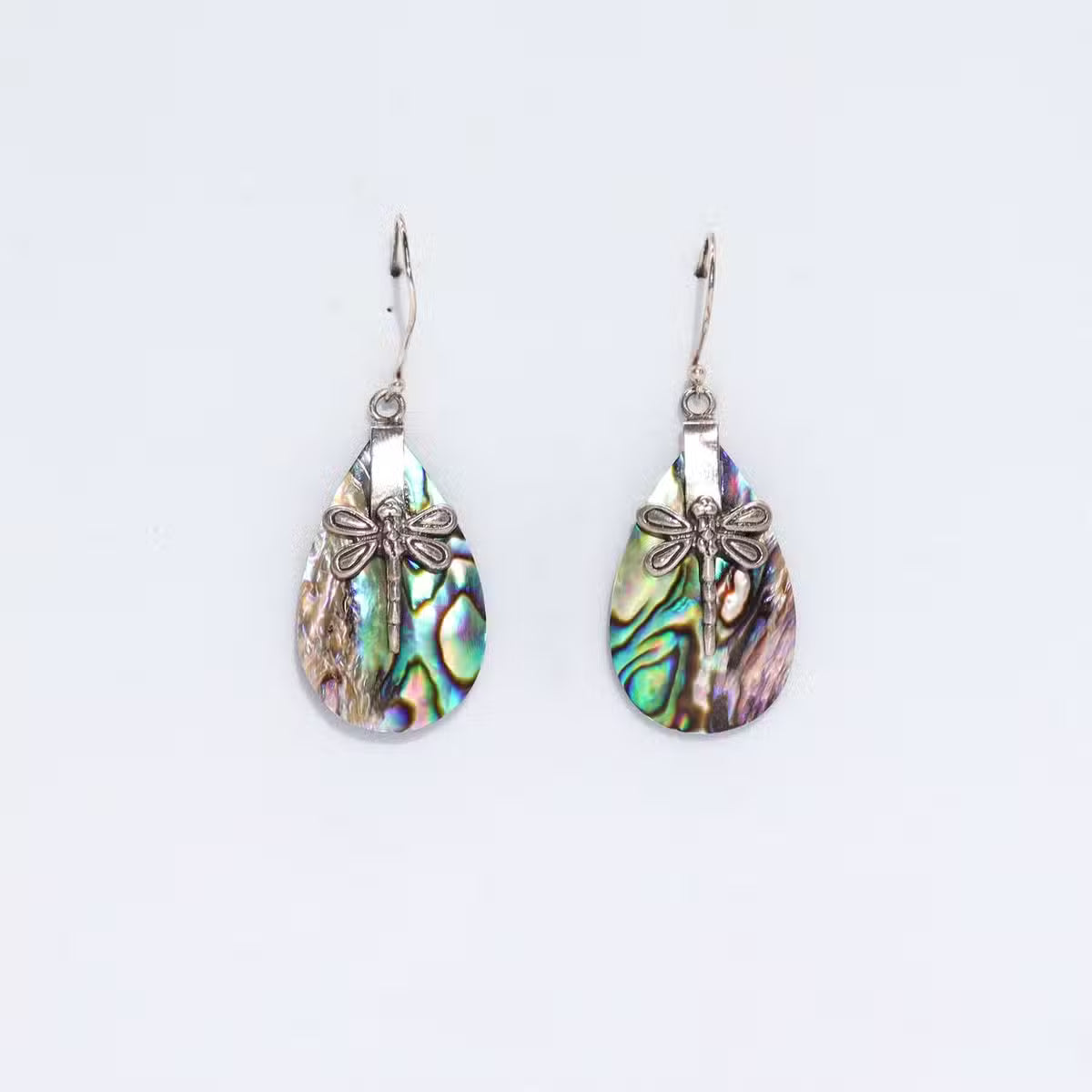 Shell & Silver Earings