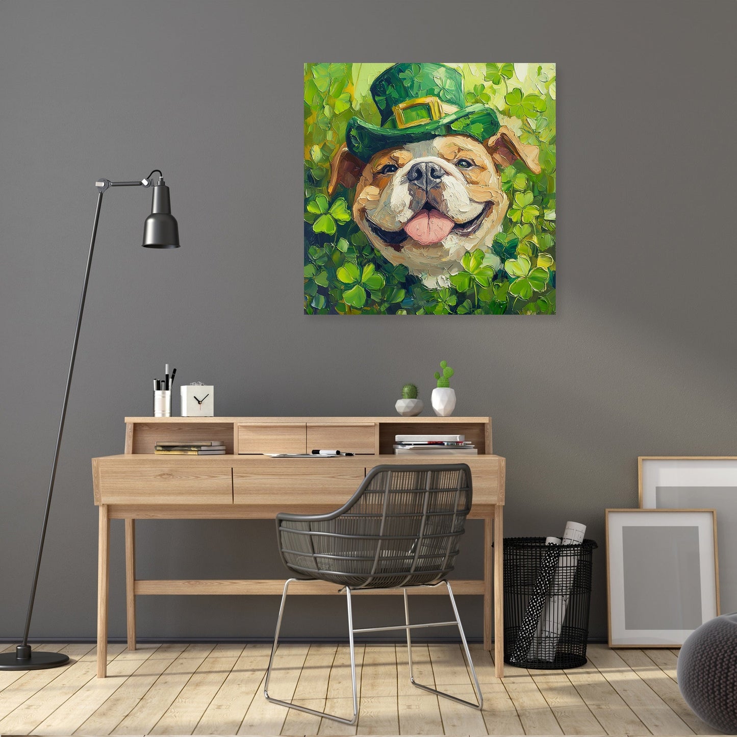 Bulldog's Lucky Canvas