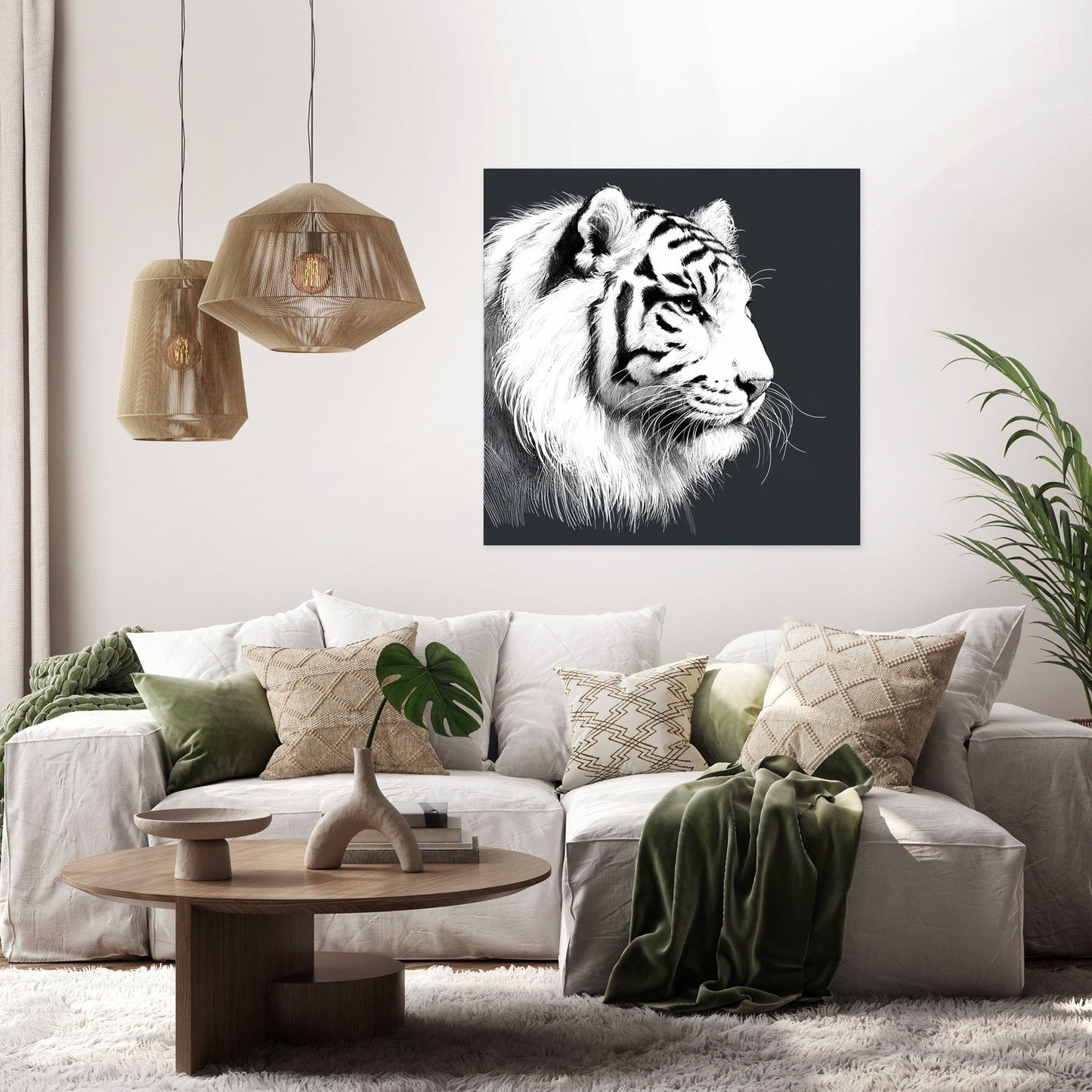 Regal Tiger Canvas