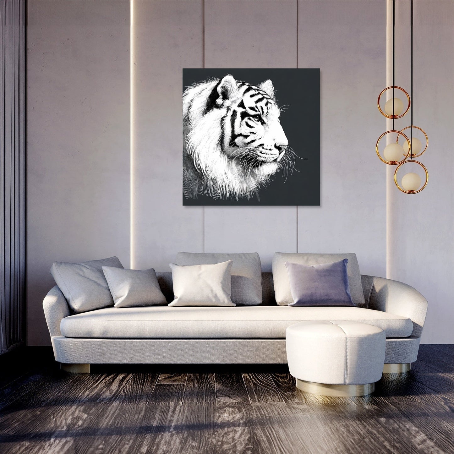 Regal Tiger Canvas