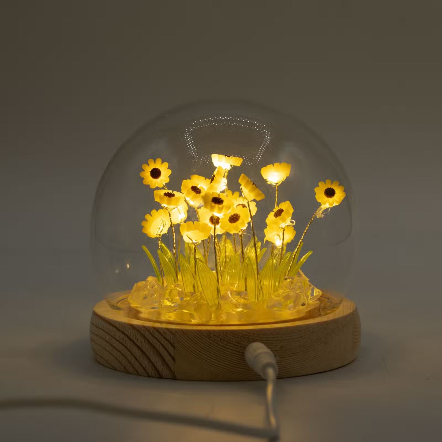 Floral Glow Garden Domes