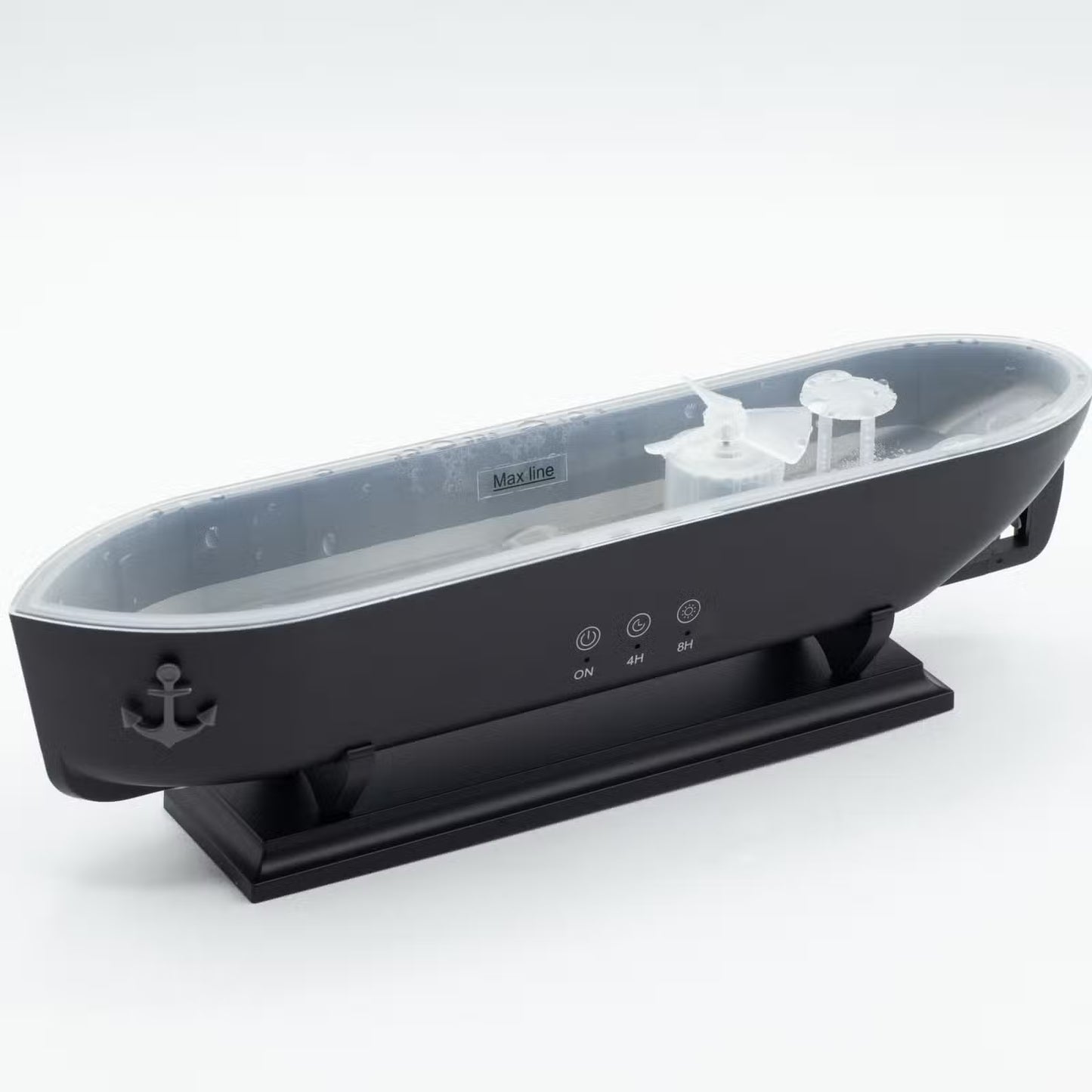 Ship Model Puff Effect Aroma Diffuser with Colour-Changing LED